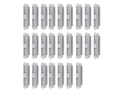 25 Piezas Varillas De Perma Para Cabello Rodillos Pinzas Herramienta De Estilismo Para Salones De Belleza