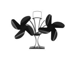 Ventilador Termoeléctrico Para Estufa De Leña (sin Electricidad) Con Arranque Automático Y Chimenea.