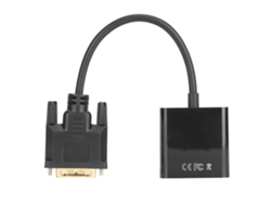 Cable Adaptador Dvi Macho A Vga Hembra. Cable Adaptador Dvi A Vga Hd Compatible Con Ordenadores De Sobremesa Y