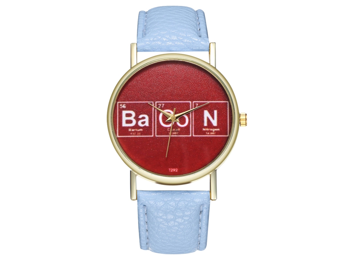 Reloj De Pulsera Unisex De Cuarzo, Estilo Casual, Regalo Clásico Y A La Moda (azul Claro)