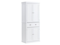 Armario Multiusos 183 cm con Cajón Soft-Close, 3 Estantes Ajustables y Puertas Magnéticas para Hogar y Cocina Tekmaquinas