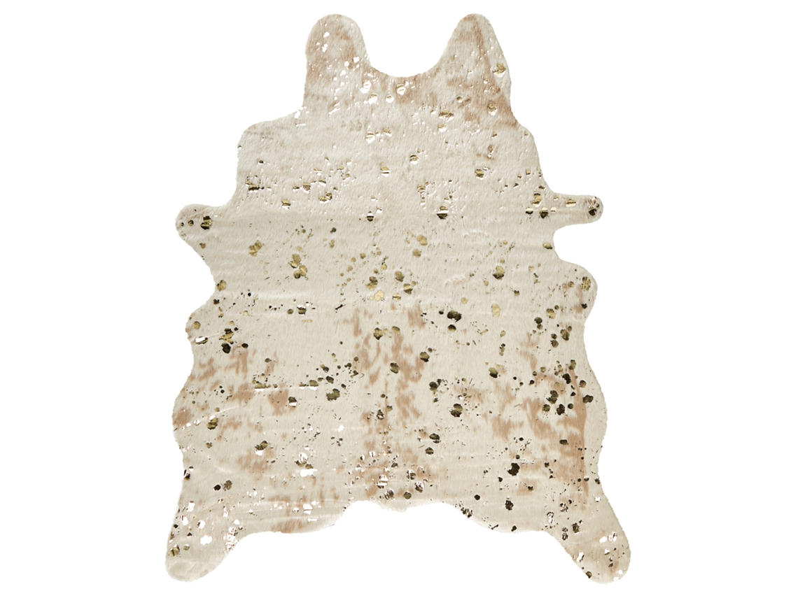 Alfombra de diseño retro BELIANI Bogong de Poliéster, Acrílico Beige 130x170
