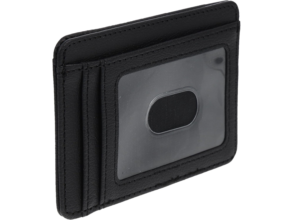 Estuche Negro Antirrobo Rfid Tarjetas Identificación Pasaporte Funda Protectora Multifuncional Tecnología
