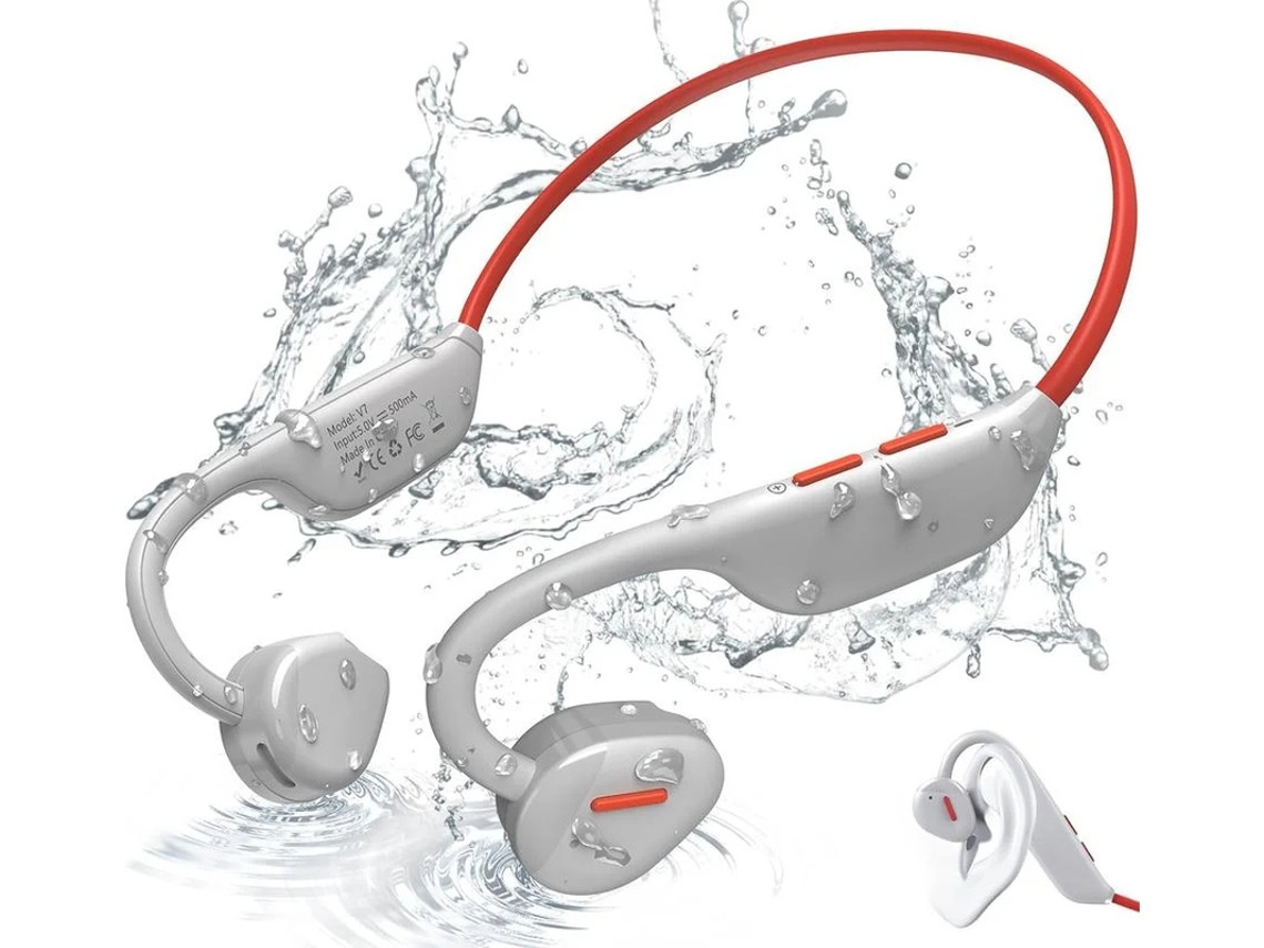 Auriculares Abertos Sem Fios Desportivos Leves Yizhood Bluetooth Blanco