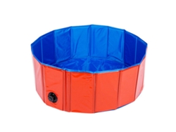 HYMNORA Piscina de PVC resistente para crías, bañera portátil para mascotas, ideal para disfrutar de aventuras al aire libre seguras y cómodas, con superficie