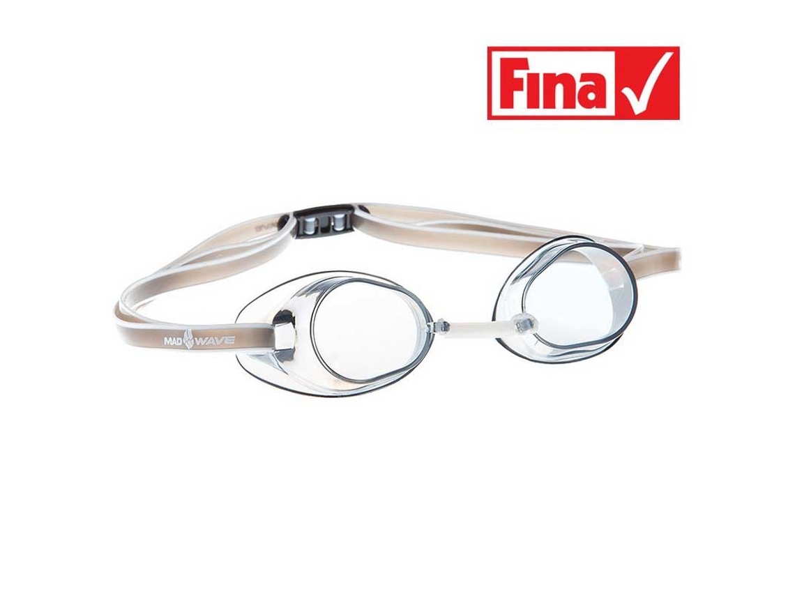 Gafas de Natación MADWAVE Racer (Transparentes - Tamaño Unico)
