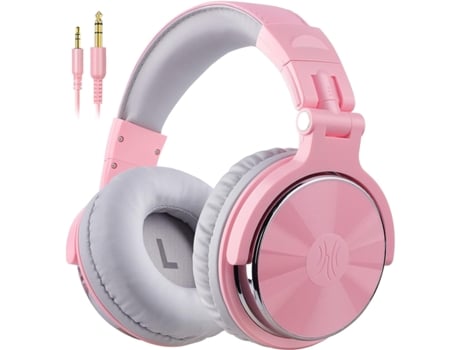 Auriculares de Oído, Cascos con Cable y Graves con Driver de 50 mm, Auriculares Plegables y Ligeros con Puerto de Compartición y Micrófono para BIS...