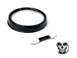 Pack de Maquillaje al agua blanco con brocha