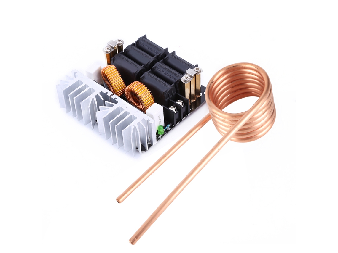 Módulo de placa de aquecimento por indução de baixa tensão ZVS 1000W com driver flyback para projetos DIY (faça você mesmo)