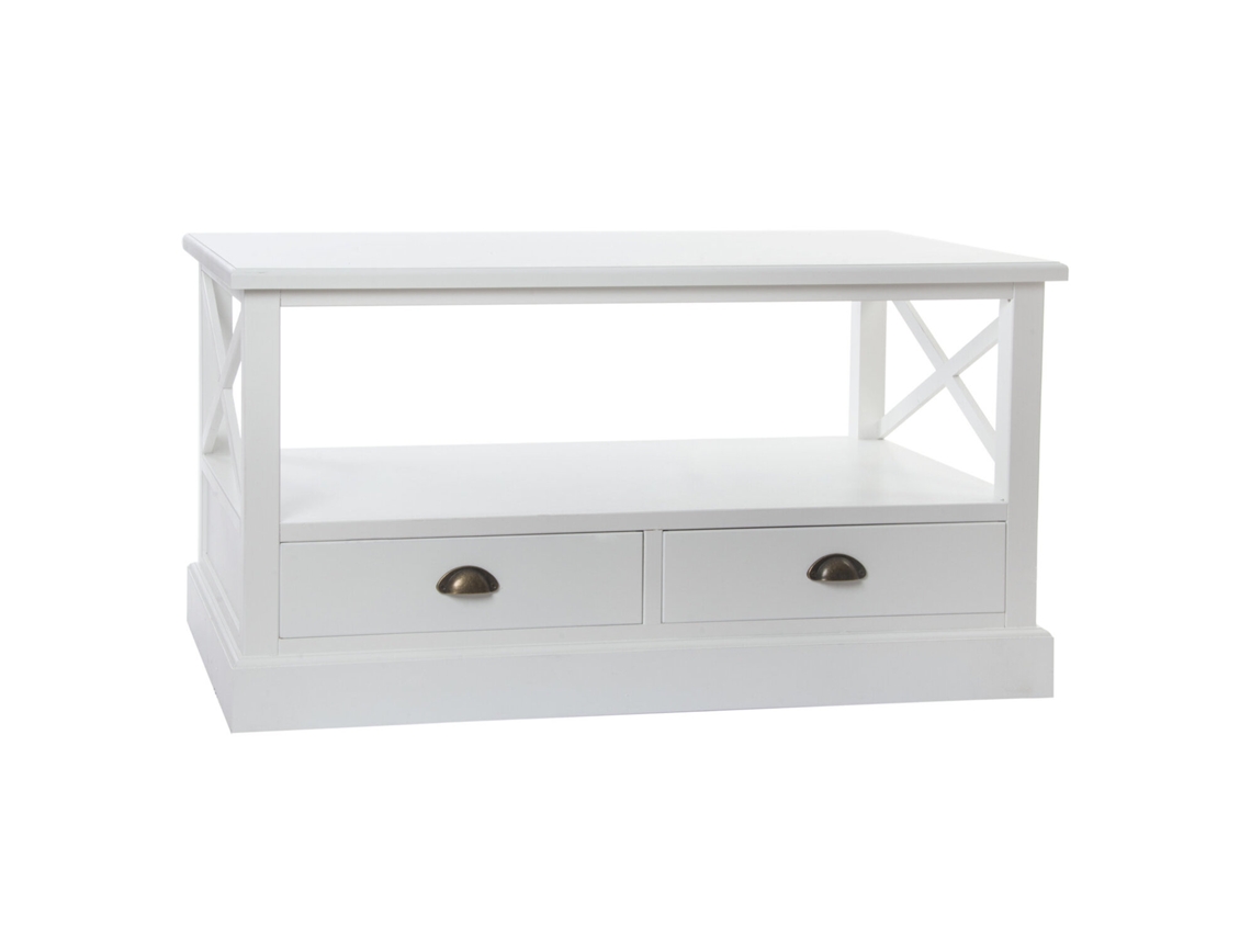 Mesa Centro Madera Blanco 108x48x56,5cm
