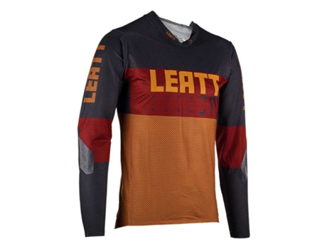 Jerseys LEATT Camisa De Enduro Manga Comprida Gravity 4.0 Laranja,Preto M Homem