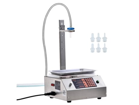 VEVOR Máquina Llenadora Automática de Líquidos Control Digital 30-15000 g