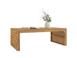 Mesa De Centro Madera Maciza De Teca 110x60x38 Cm