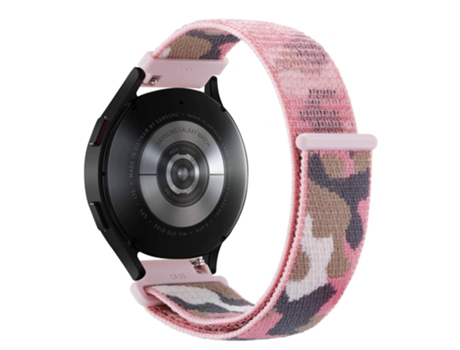 Correa de nailon ajustable para Samsung Galaxy Watch 5 40mm/44mm/Watch 5 Pro 45mm - rosa