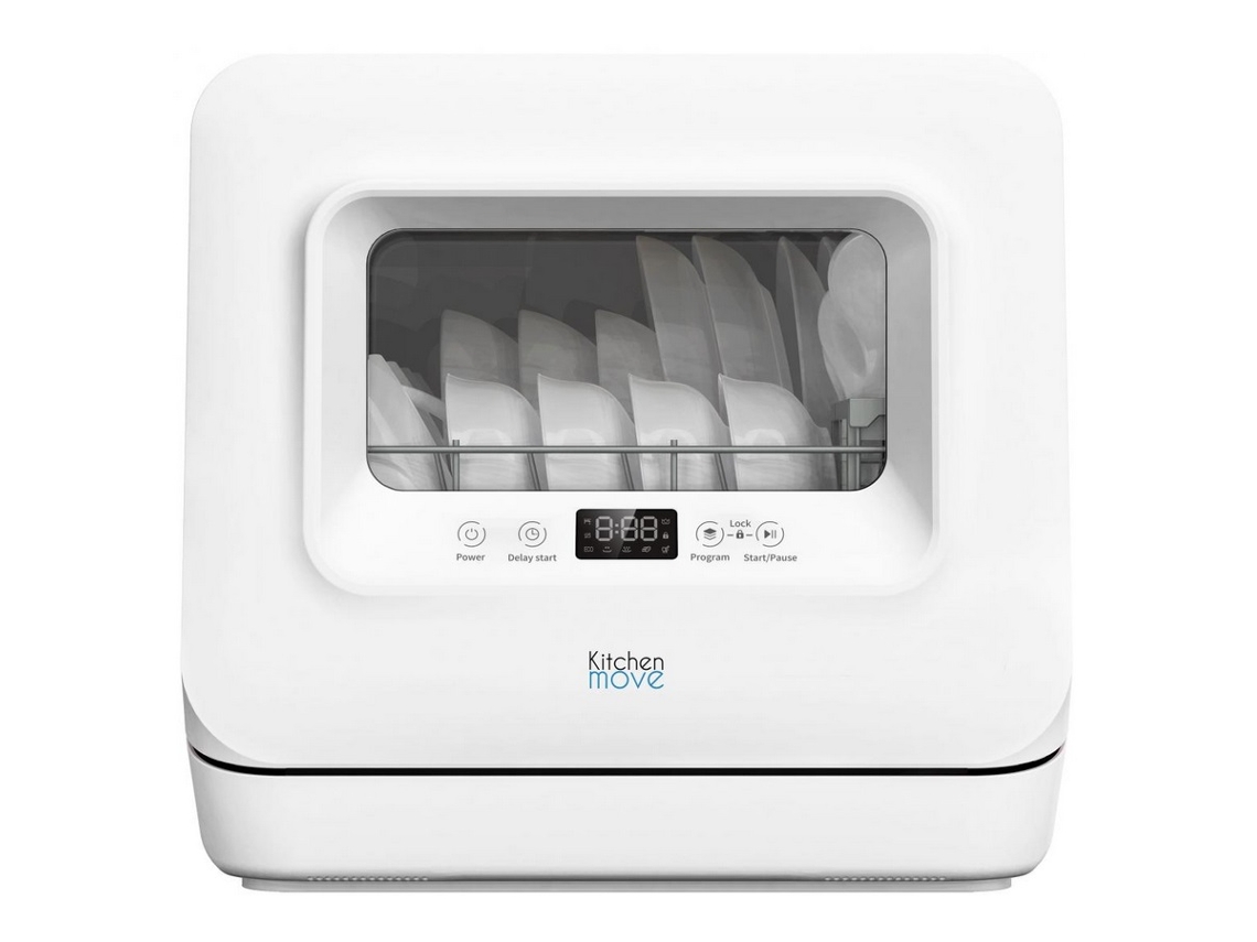 Lavavajillas KITCHEN MOVE BAT-WQP4-6204 (45.4 cm - Blanco)