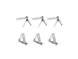 Juego de 6 soportes para alimentos de acero inoxidable para cocina y parrilla, Stable y Vayotoy