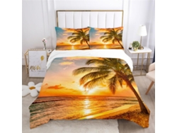Juego Ropa Cama Estampado Funda Nórdica Material Microfibra Color Juego Niños Almohada Diseño 240x260 Cm