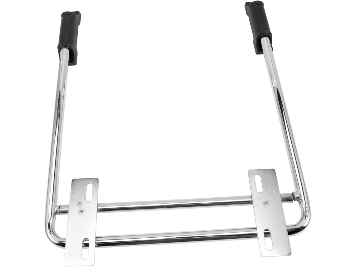Reposapiés De Oficina De Hierro Plateado Y Plástico, Fácil De Montar Para Silla Giratoria.