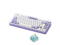 Teclado Mecánico Aula F75 Con Estructura De Junta Inalámbrica Y Conectividad De Tres Modos, Teclado Para Juegos De 99 Teclas Con Bajo Retardo Y Efect