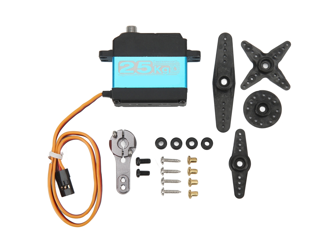 Servo Digital Impermeable De Alta Precisión De 25 Kg Con Engranajes Metálicos Ds3225sg Para Coches Rc