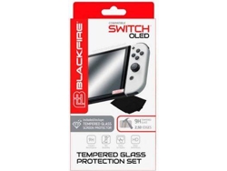 Protector de Pantalla Vidrio templado BLACKFIRE SET Nintendo Switch