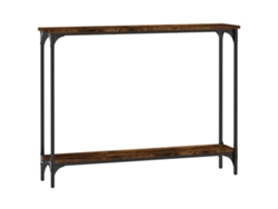 Juego de 2 consolas 100x22,5x75 cm Derivados de madera de roble ahumado MAISON EXCLUSIVE