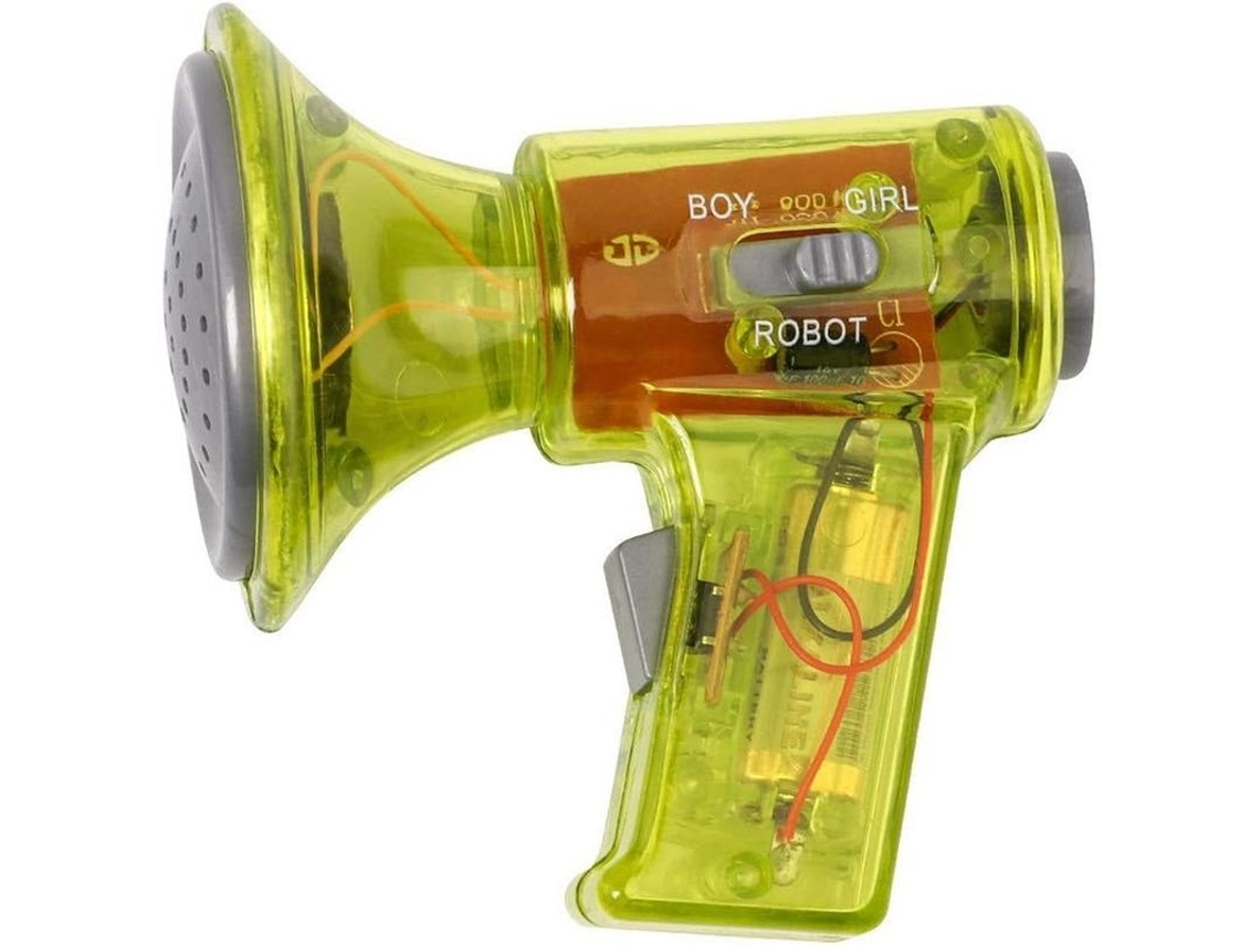 Juguete Infantil Con Altavoz Y 3 Efectos De Sonido Que Cambia La Voz (amarillo)