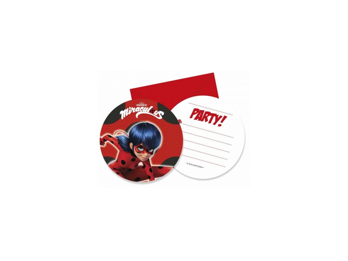 Invitaciones de fiesta Ladybug