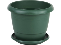 Maceta COFAN Verde Gardenia con Plato (35 x 28.8 cm)