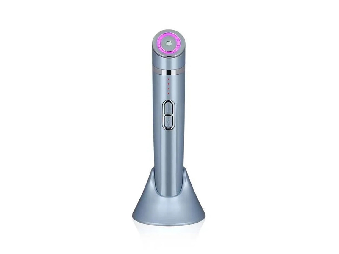 Dispositivo de belleza 3 en 1 para eliminar ojeras, relajar los músculos de los ojos y reafirmar el rostro con 4 niveles de energía azul. Bestvite