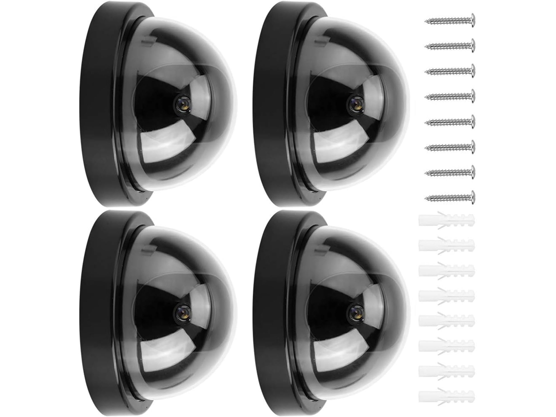 Cámara De Videovigilancia Con Efecto Simultáneo Led Auxiliar Resistente Abs Aucun Câblage