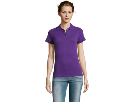 Polo de Mujer SOLS Prime Oscuro Morado (XL)