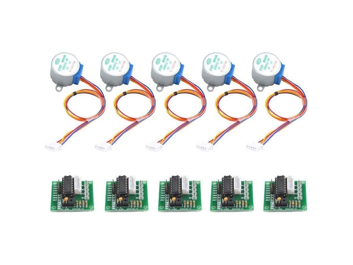 Motor paso a paso 28byj 48 5V con placa controladora ULN2003 para Arduino