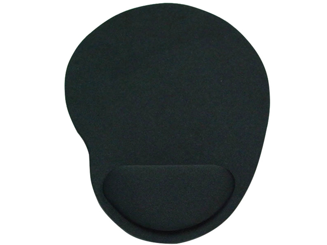 Almohadilla Para Ratón De Tela Negra 20x24x2cm Para Juegos, Oficina Y Computadora Para El Hogar