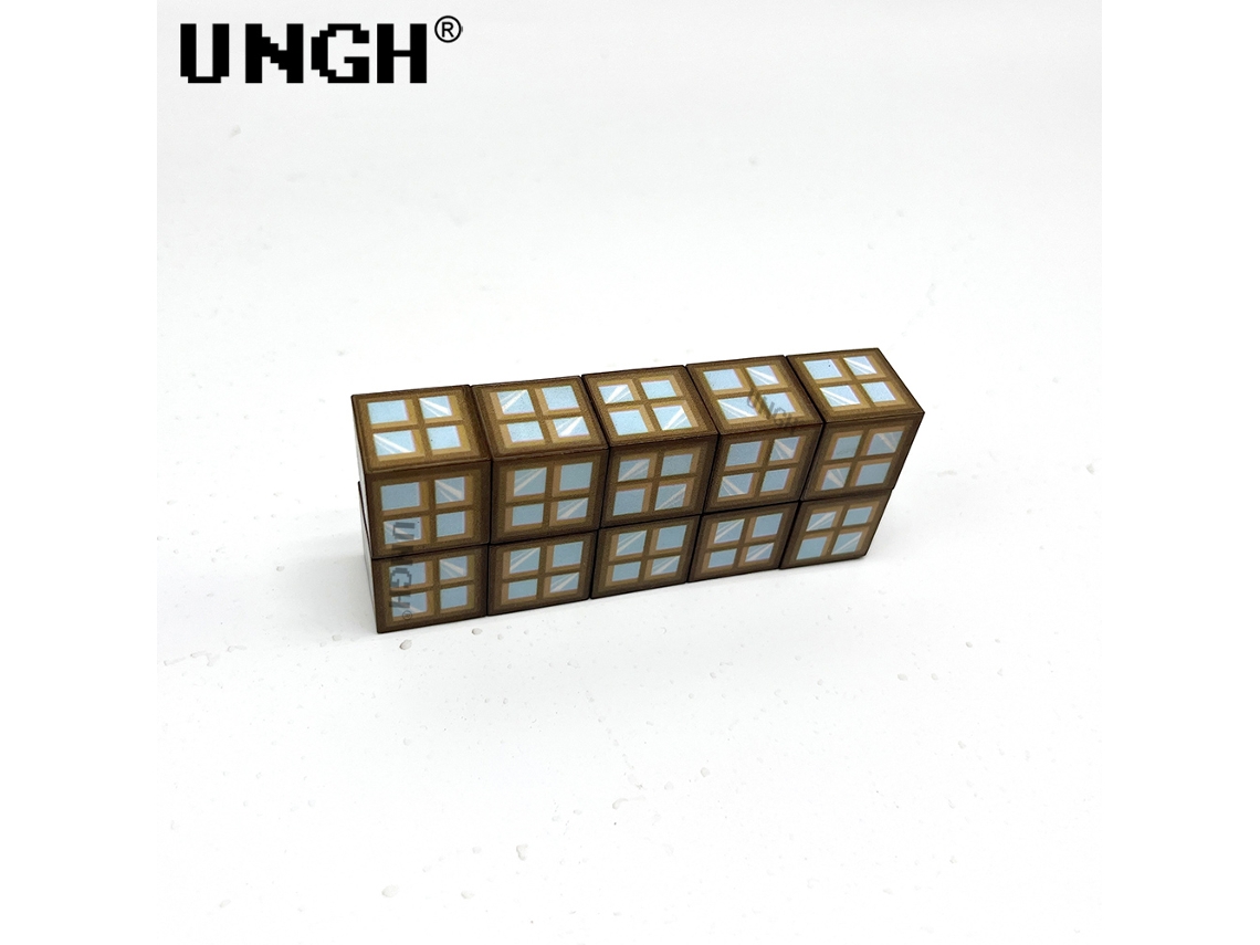 (ventana) 10 bloques de construcción magnéticos - Mini bloques de construcción - Juguete educativo para armar