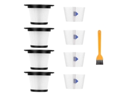 4 paquetes de filtros HEPA reemplazables para la aspiradora inalámbrica Moosoo K17