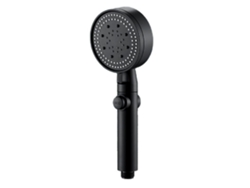 Cabezal de ducha de alta presión Samurai negro, conjunto de ducha para bañera doméstica, cabezal de ducha de mano con soporte para baño