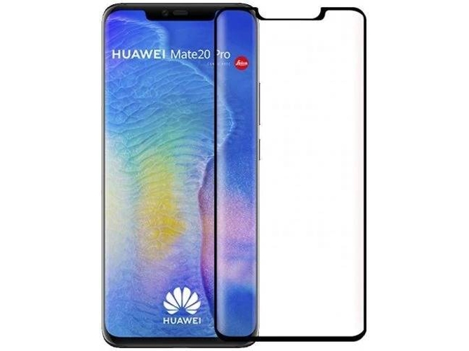 Protector de Cristal Templado Huawei Mate 20 Pro 5D Full Cover Negro