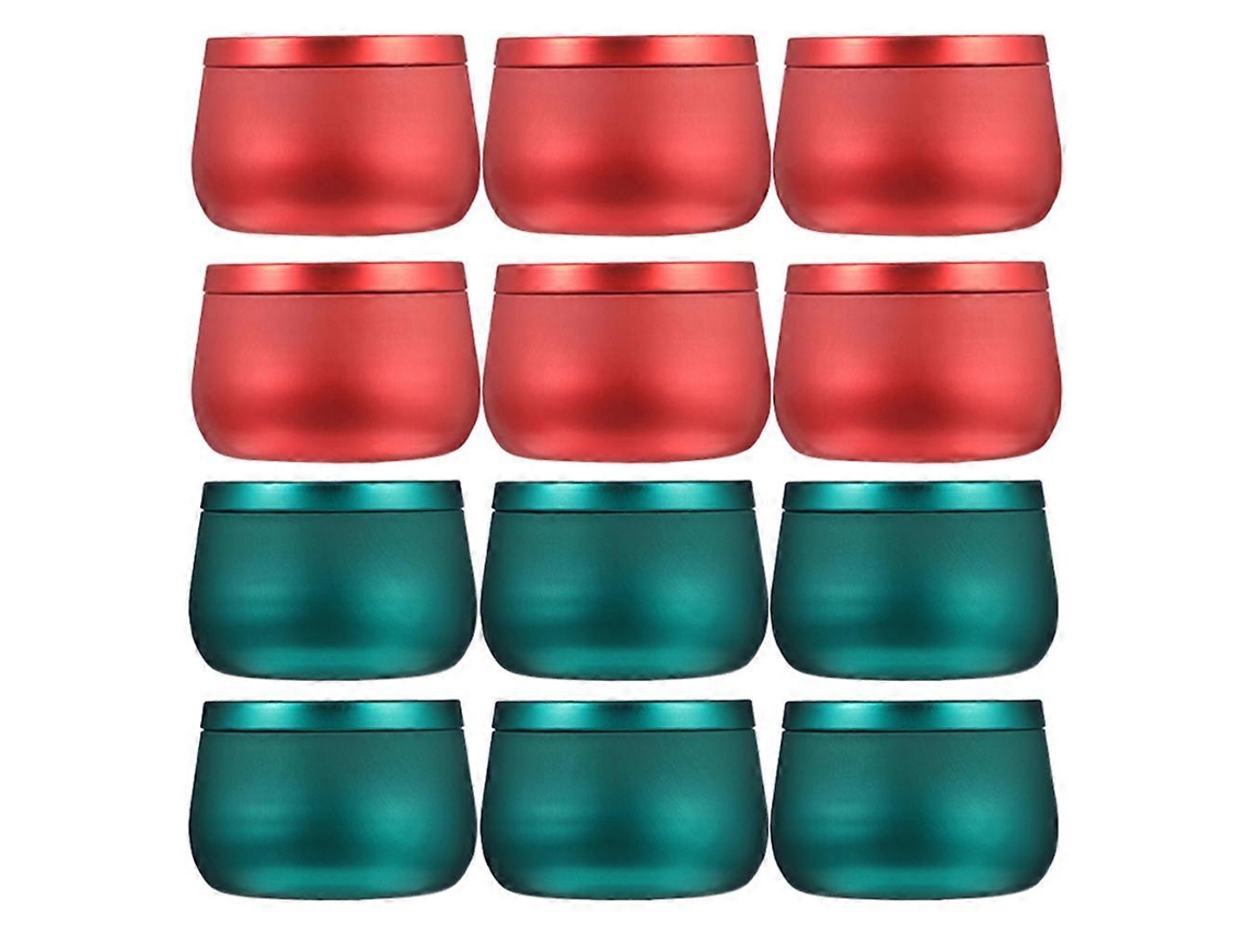 12 Piezas De Caja De Lata Sellada Multiuso Para Almacenamiento De Té, Tarros De Dulces Webake