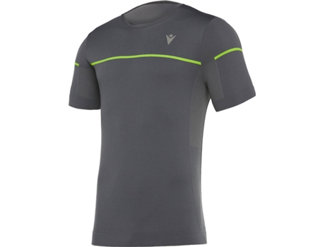 Camiseta de Hombre para Running MACRON Seamless Gris (2XL)