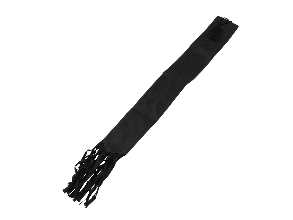 Bolsa Protectora Para Cola De Caballo, De Tela No Tejida, Con Flecos Y Cierre Adhesivo, Color Negro.