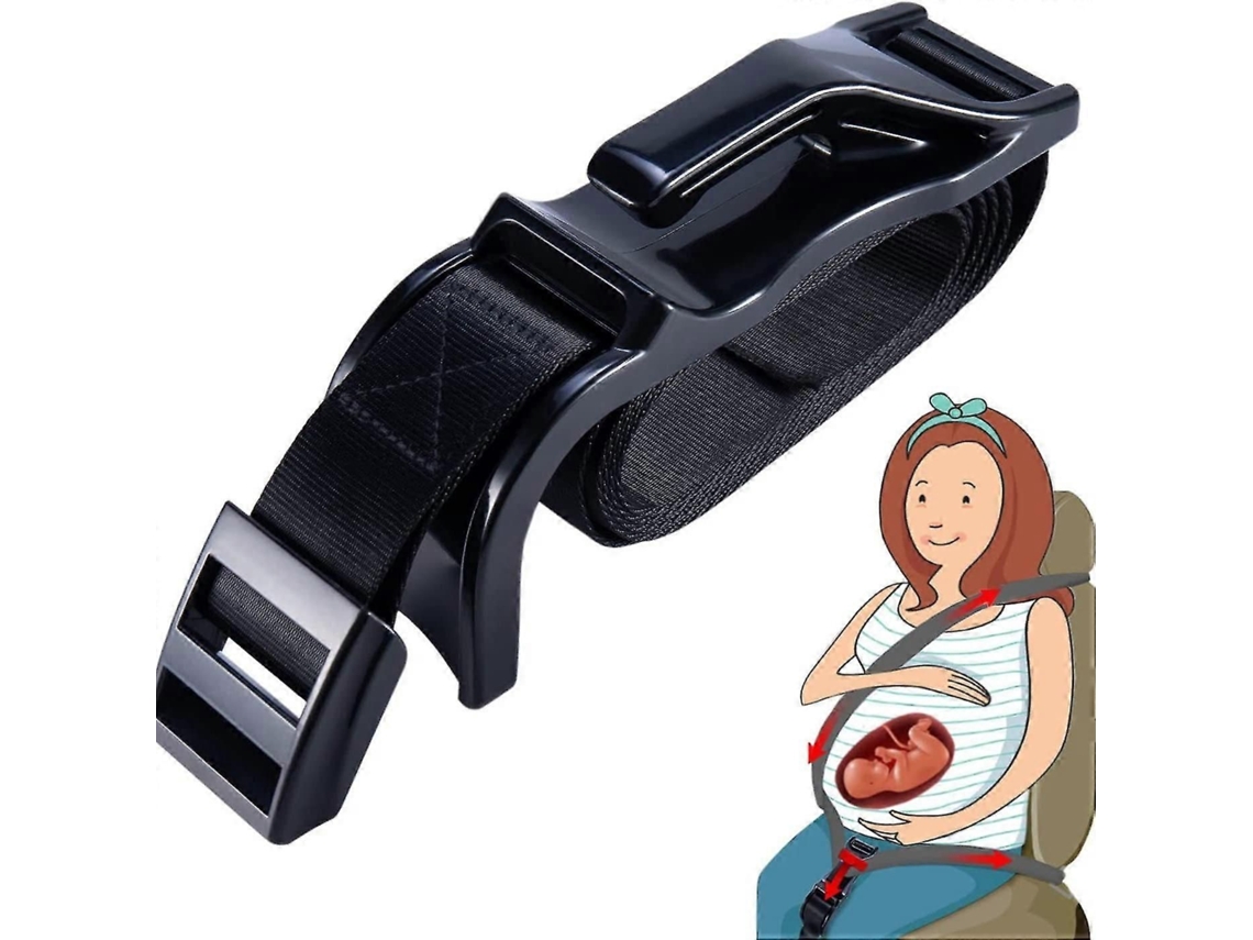 Gancho para cinturón de seguridad, ajustador de funda de asiento para mamás, soporte abdominal para mujeres embarazadas gsl GOKOCO