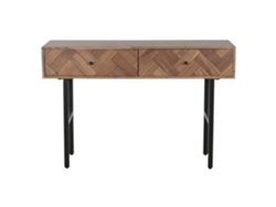 Consola Acacia Metal Marron 120x40x78cm