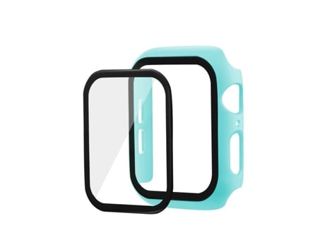Carcasa de Reloj SLOWMOOSE para Apple Watch Screen Protector Cover Case Case Bumper (Azul - 40Mm Série 4 5 6 Se)