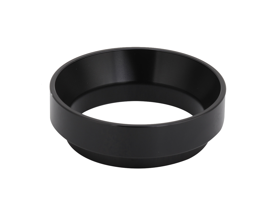 Embudo dosificador de café universal de aluminio de 58 mm (accesorio). Colores: plata, oro, negro y oro rosa.