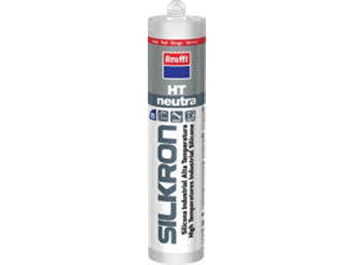 Silicona KRAFFT Silkron Ht Neutro De Alta Temperatura Formador De Juntas De300 ml Rojo