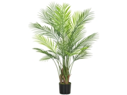 Palmera Artificial Grande De 120 Cm En Maceta De Plástico Para Sala De Estar.