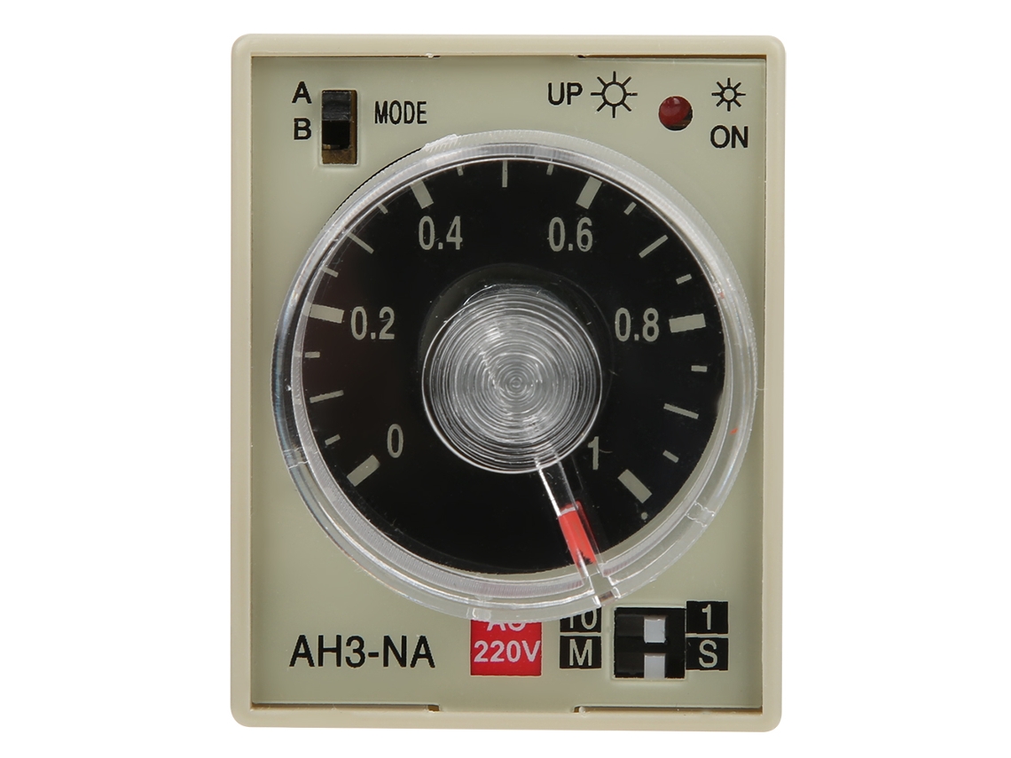 Relé De Tiempo De Retardo Al Encendido Ah3 Na Ajustable Ac220v 50/60hz
