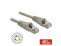 Cable ALPHA-WLETTRONICA S/Ftp Cat6 0.5M (Gris)