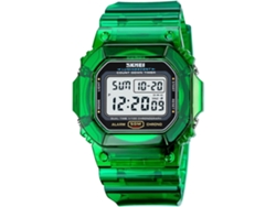 Relojes Digitales Con Luz Led Reloj De Pulsera Transparente A Prueba De Agua - Púrpura